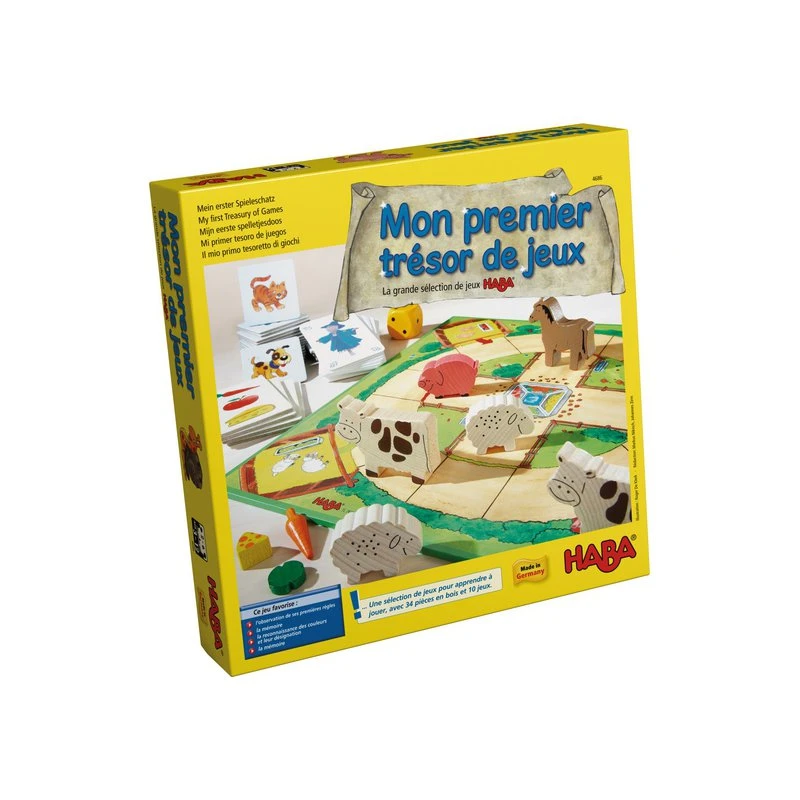Coffret 10 Jeux De Société : La Grande Sélection HABA 1 Coffret 10 Jeux De Société : La Grande Sélection HABA
