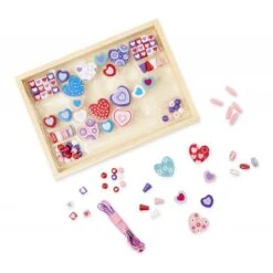 Perles à Enfiler - Coeur -Jouets Pour Enfants Boutique perles a enfiler coeur 2