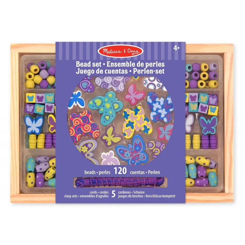 Perles à Enfiler - Papillons 1 Perles à Enfiler - Papillons