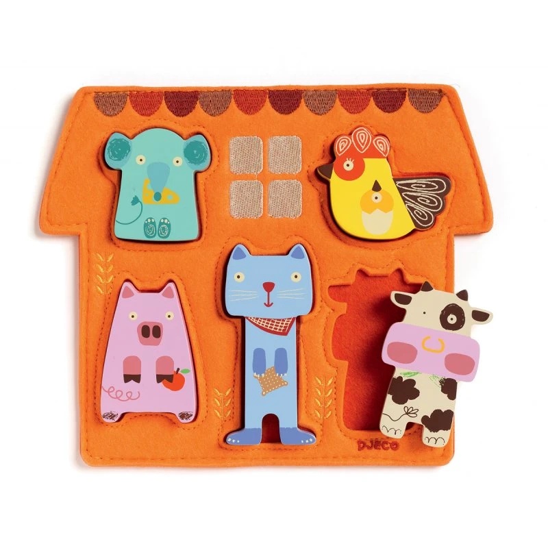 Djeco Puzzle Barita En Feutrine Et Bois 1 Djeco Puzzle Barita En Feutrine Et Bois