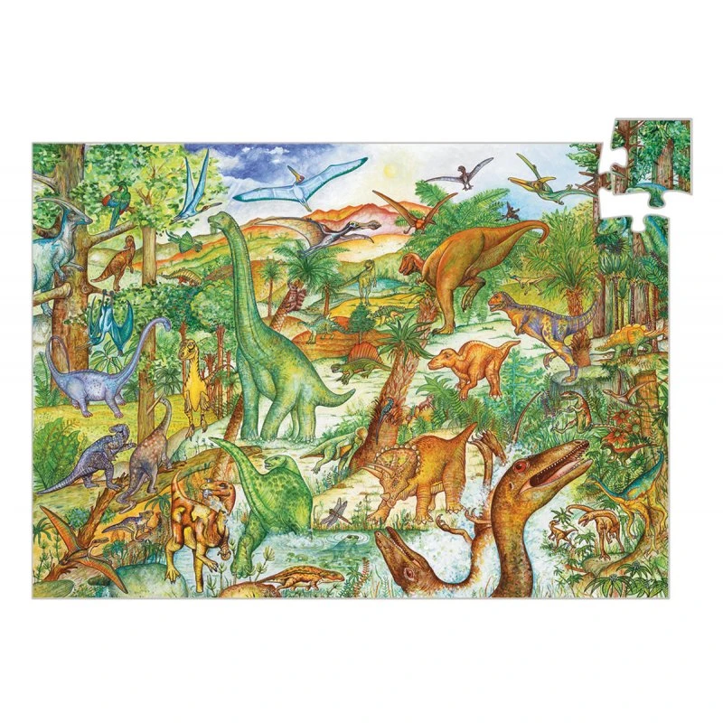 Puzzle Djeco 5 Ans Dinosaures 100 Pièces 2 Puzzle Djeco 5 Ans Dinosaures 100 Pièces – Image 2