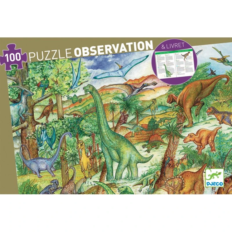 Puzzle Djeco 5 Ans Dinosaures 100 Pièces 1 Puzzle Djeco 5 Ans Dinosaures 100 Pièces