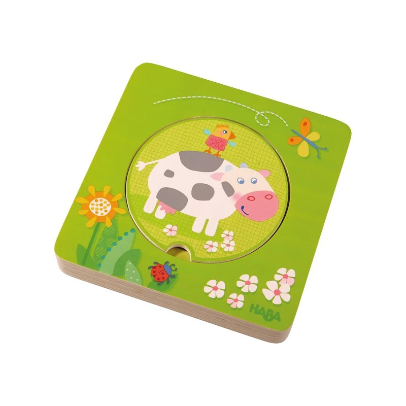 Haba Puzzle En Bois Les Amis De La Ferme 2 Haba Puzzle En Bois Les Amis De La Ferme – Image 2