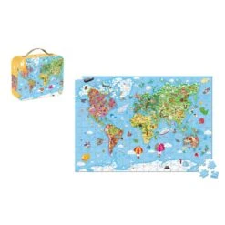 Puzzle Géant Carte Du Monde 300 Pièces - Janod 7 Puzzle Géant Carte Du Monde 300 Pièces - Janod -Jouets Pour Enfants Boutique puzzle geant carte du monde 300 pieces janod 3
