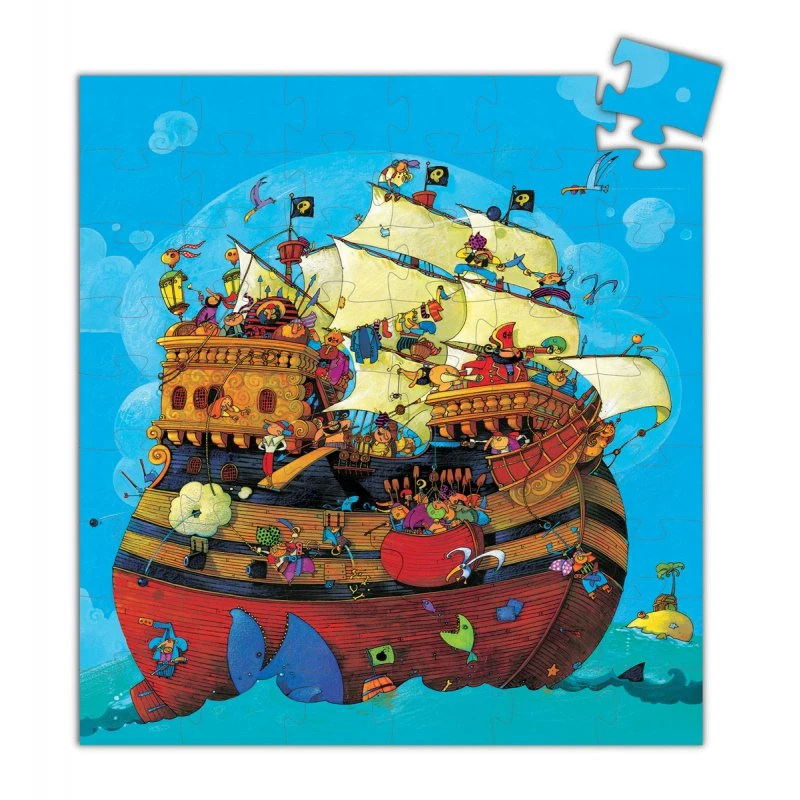 Puzzle Djeco 5 Ans Le Bateau De Barberousse 54 Pièces 2 Puzzle Djeco 5 Ans Le Bateau De Barberousse 54 Pièces – Image 2
