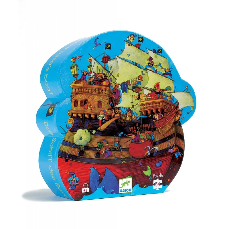 Puzzle Djeco 5 Ans Le Bateau De Barberousse 54 Pièces 1 Puzzle Djeco 5 Ans Le Bateau De Barberousse 54 Pièces