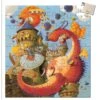 Puzzle Djeco 5 Ans Vaillant Et Les Dragons 54 Pièces