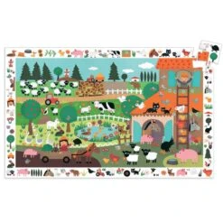 Puzzle La Ferme 35 Pièces - Djeco 3 Ans