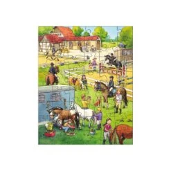 Haba 3 Puzzles Le Centre équestre -Jouets Pour Enfants Boutique puzzles le centre equestre 3