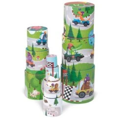 Janod Pyramide Ronde Racing -Jouets Pour Enfants Boutique pyramide ronde racing 3