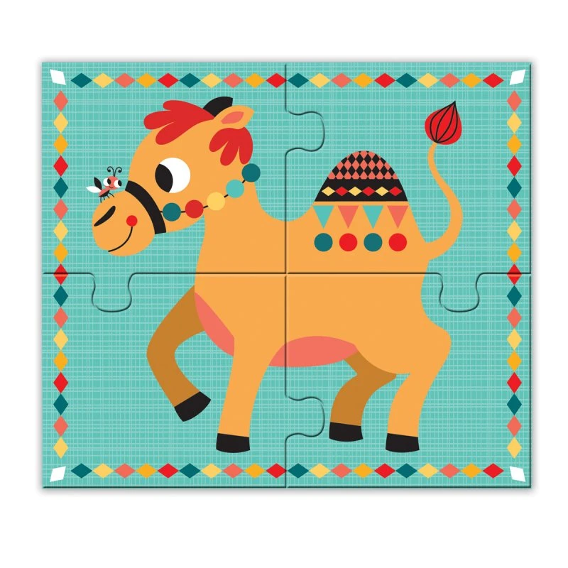 Djeco Rigolo N'co - 4 Puzzles 2 Ans 4 Pièces 4 Djeco Rigolo N'co - 4 Puzzles 2 Ans 4 Pièces – Image 4