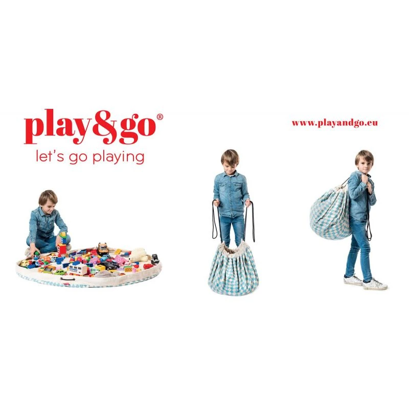 Sac Rangement De Jouets Diamant Bleu - Play And Go 3 Sac Rangement De Jouets Diamant Bleu - Play And Go – Image 3