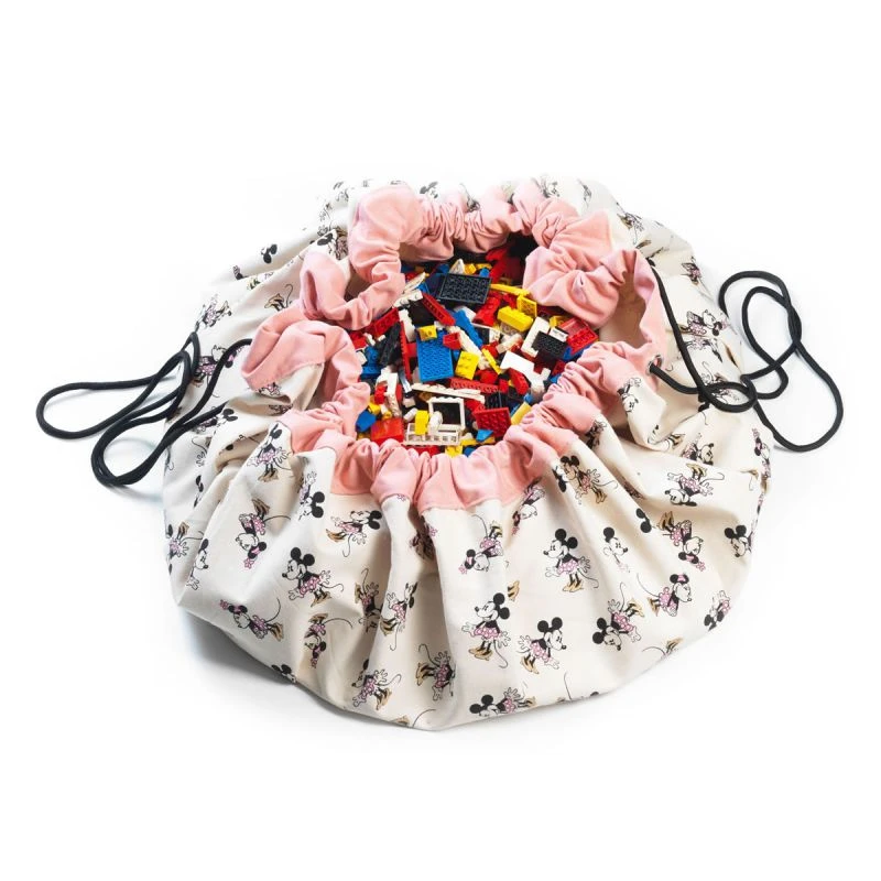 Sac Rangement De Jouets Minnie Gold - Play And Go 1 Sac Rangement De Jouets Minnie Gold - Play And Go
