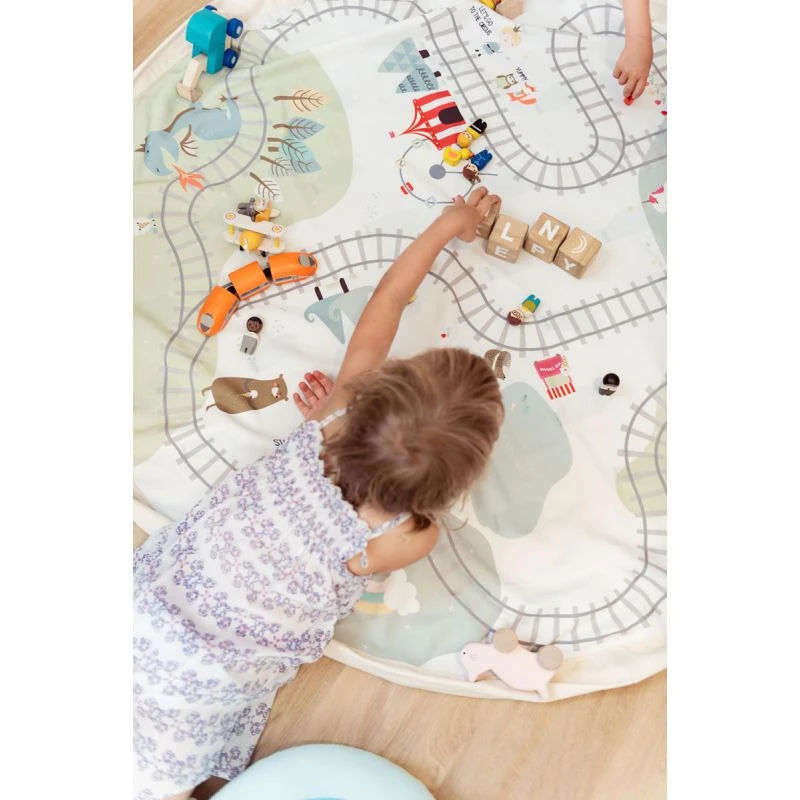 Sac Rangement Tapis Circuit De Trains - Play And Go 7 Sac Rangement Tapis Circuit De Trains - Play And Go – Image 7