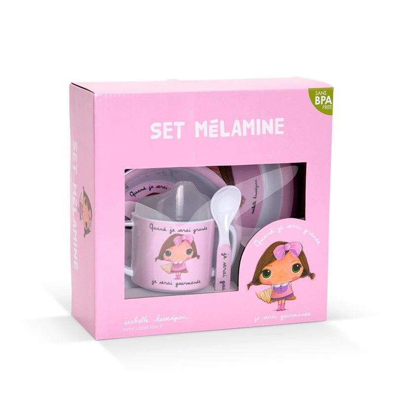 Set De Vaisselle En Mélaminé Gourmande 2 Set De Vaisselle En Mélaminé Gourmande – Image 2