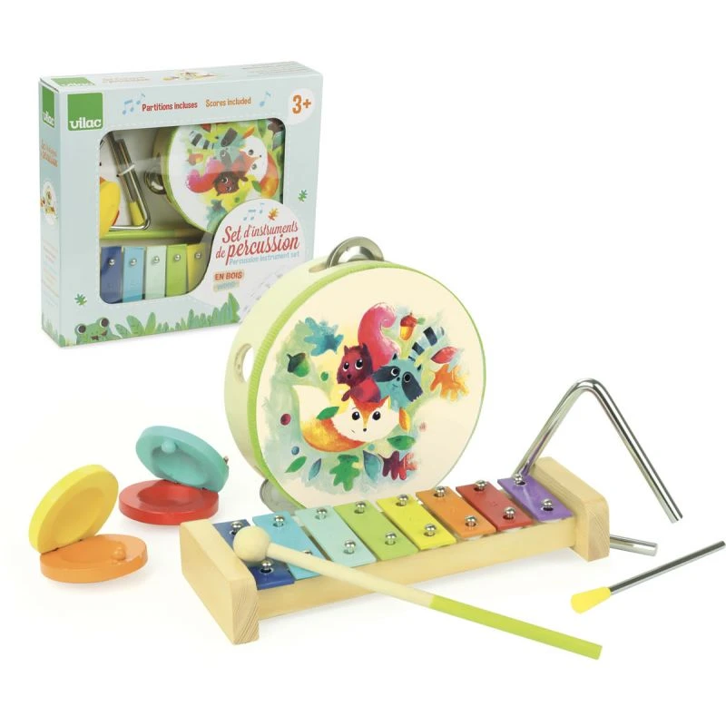 Vilac Set D'instruments De Musique Woodland 2 Vilac Set D'instruments De Musique Woodland – Image 2