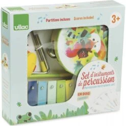Vilac Set D'instruments De Musique Woodland 5 Vilac Set D'instruments De Musique Woodland -Jouets Pour Enfants Boutique set instruments de musique woodland 2