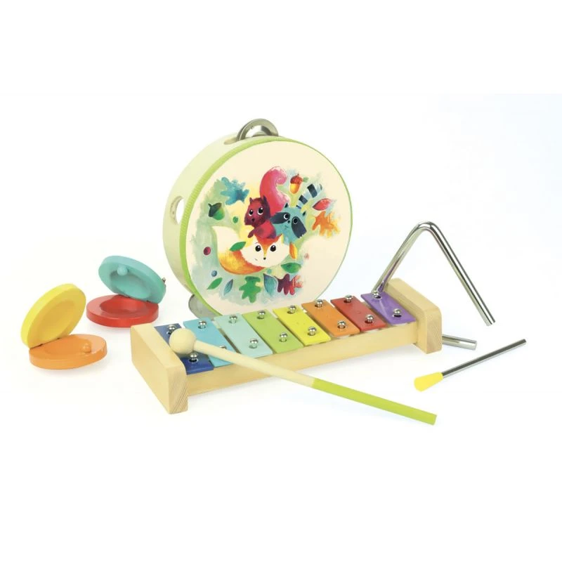 Vilac Set D'instruments De Musique Woodland 1 Vilac Set D'instruments De Musique Woodland
