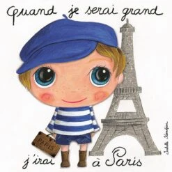 Tableau Quand Je Serai Grand J'irai à Paris