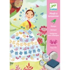 Djeco Tampons Demoiselles De Belles Fleurs -Jouets Pour Enfants Boutique tampons demoiselles de belles fleurs 2