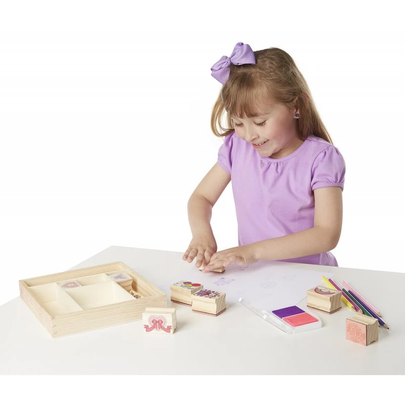 Tampons Encreurs En Bois - Coffret Amitié 2 Tampons Encreurs En Bois - Coffret Amitié – Image 2