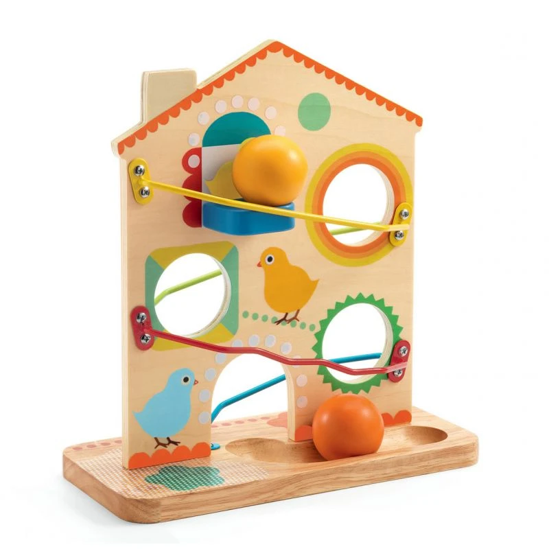 Toboggan à Boules Roulatou Djeco 1 Toboggan à Boules Roulatou Djeco