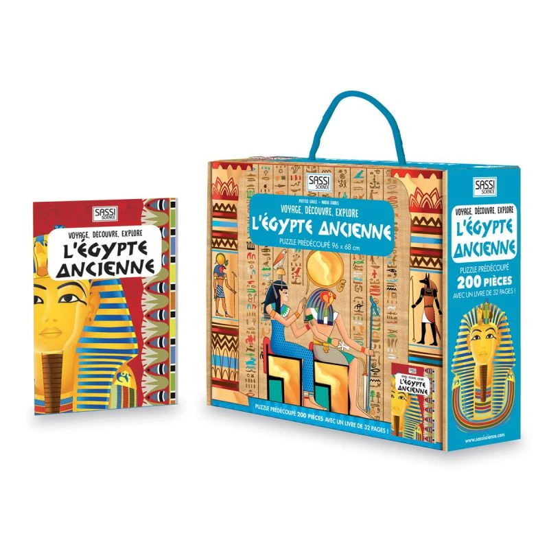 Voyage, Découvre, Explore L'Egypte Ancienne - Puzzle + Livre 1 Voyage, Découvre, Explore L'Egypte Ancienne - Puzzle + Livre
