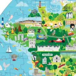 Voyage, Découvre, Explore La France - Puzzle + Livre -Jouets Pour Enfants Boutique voyage decouvre explore la france puzzle livre 2