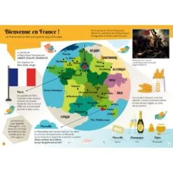 Voyage, Découvre, Explore La France - Puzzle + Livre -Jouets Pour Enfants Boutique voyage decouvre explore la france puzzle livre 3