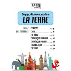 Voyage, Découvre, Explore La Terre - Puzzle + Livre -Jouets Pour Enfants Boutique voyage decouvre explore la terre puzzle livre 3