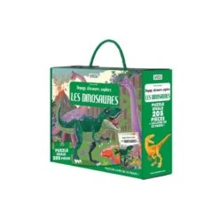 Voyage, Découvre, Explore Les Dinosaures - Puzzle + Livre