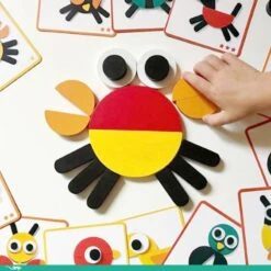 Djeco Ze Geoanimo - Jeu De Formes Et Couleurs - 3 Ans -Jouets Pour Enfants Boutique ze geoanimo jeu de construction 3 ans 10
