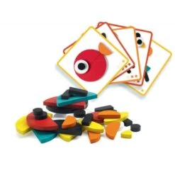 Djeco Ze Geoanimo - Jeu De Formes Et Couleurs - 3 Ans -Jouets Pour Enfants Boutique ze geoanimo jeu de construction 3 ans 2